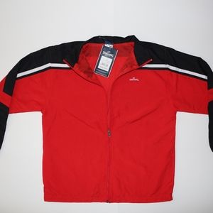 Red Spalding Windbreaker YOUTH Size XL(18/20) NEW